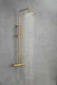 Dusjsett m/termostat Ø250 mm messing